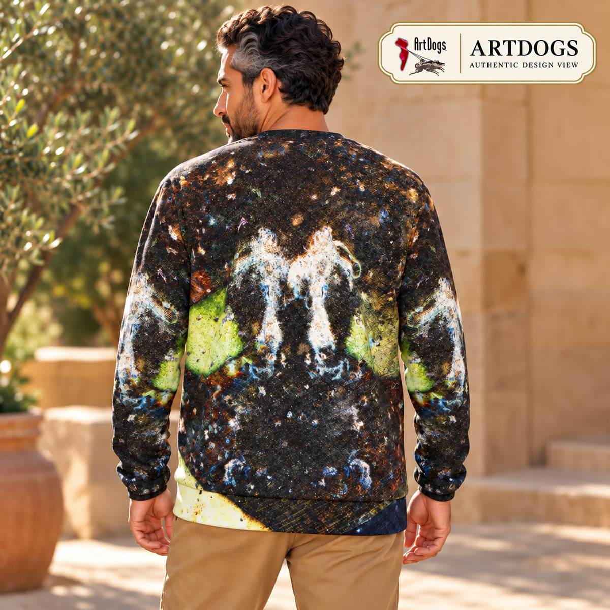 Gerudo Desert Sweatshirt — Authentic Design View authentic back