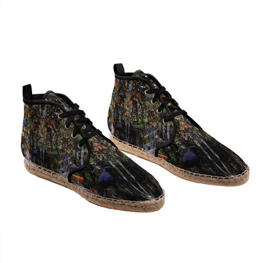 God Log Hi Top Espadrilles