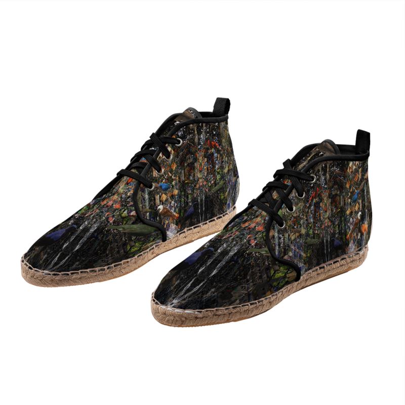 God Log Hi Top Espadrilles