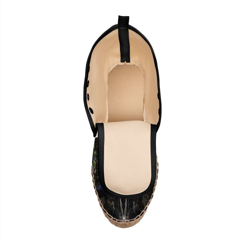 God Log Hi Top Espadrilles