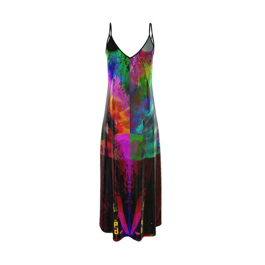 Heaven and Hell/Yin and Yang Slip Dress Maxi