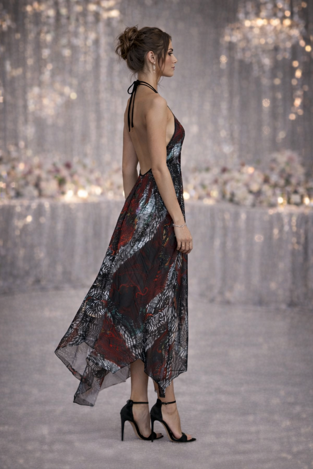 Illusions of Love Halterneck backless dress