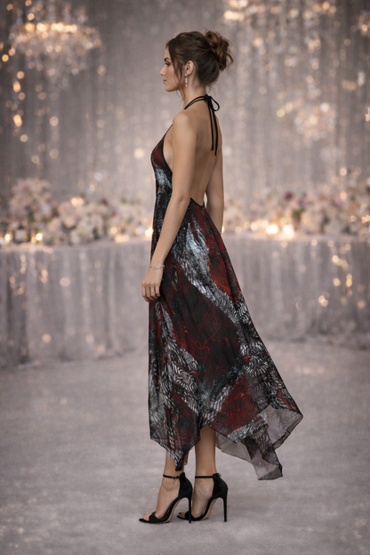 Illusions of Love Halterneck backless dress