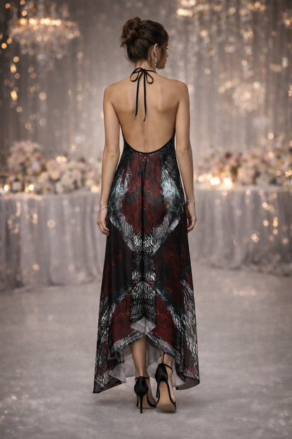 Illusions of Love Halterneck backless dress
