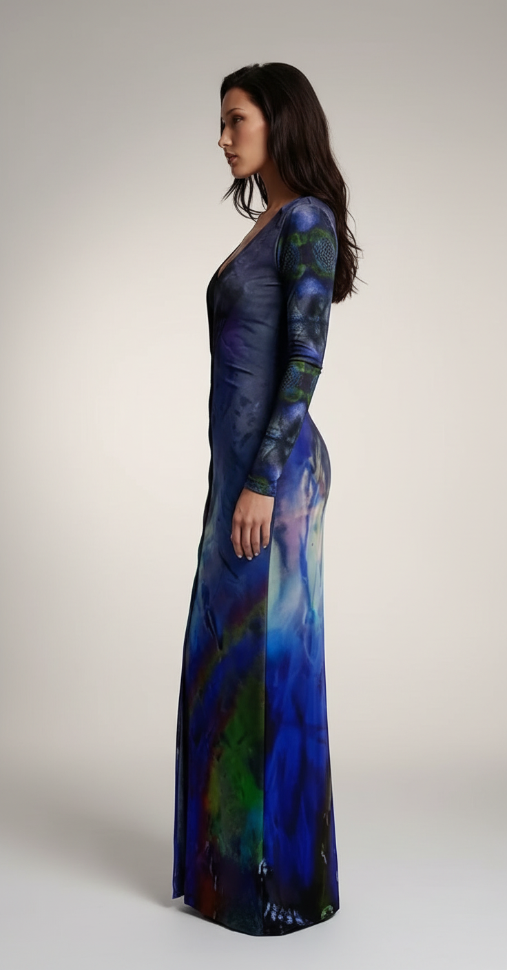 In the Beginning Above-the-Knee Ladies Cardigan Dress