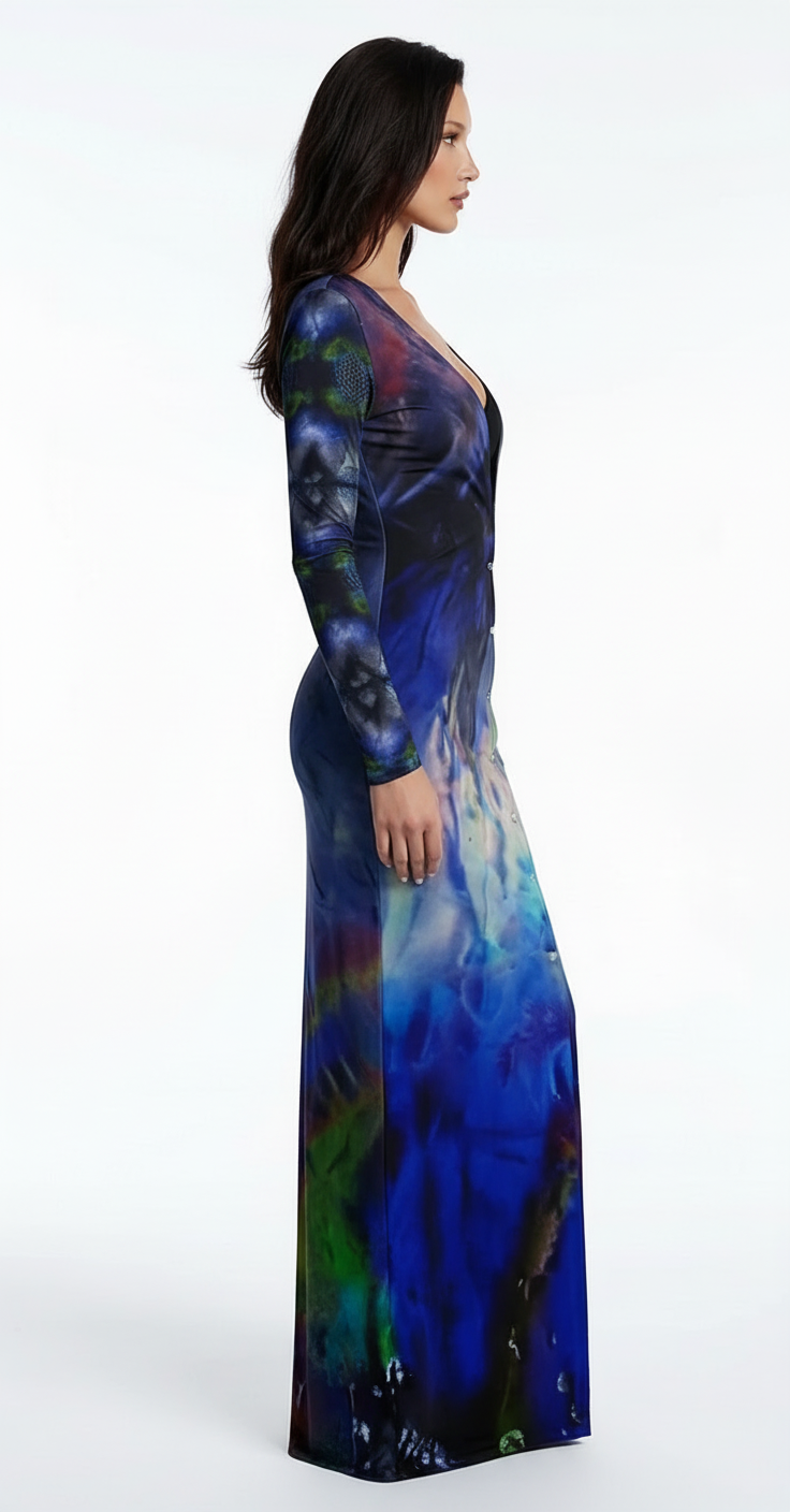 In the Beginning Above-the-Knee Ladies Cardigan Dress