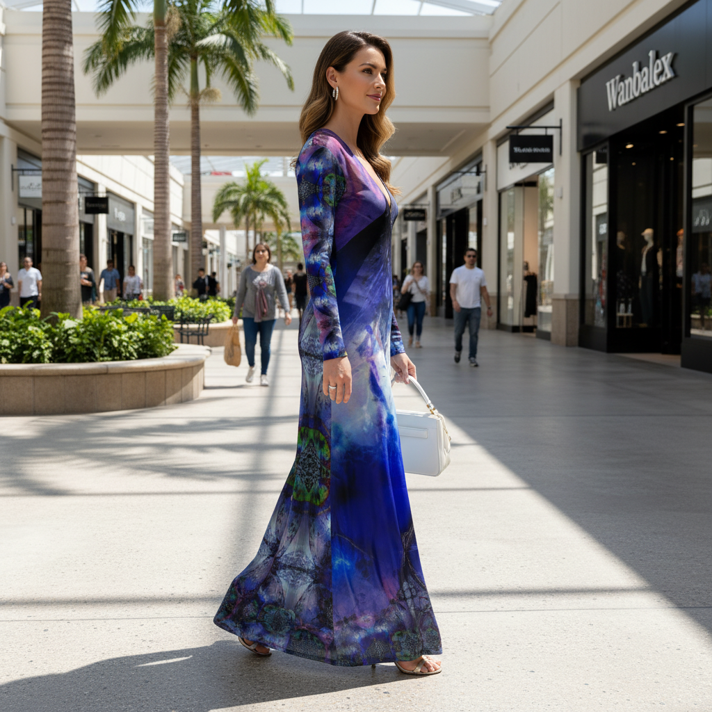 In the Beginning Above-the-Knee Ladies Cardigan Dress