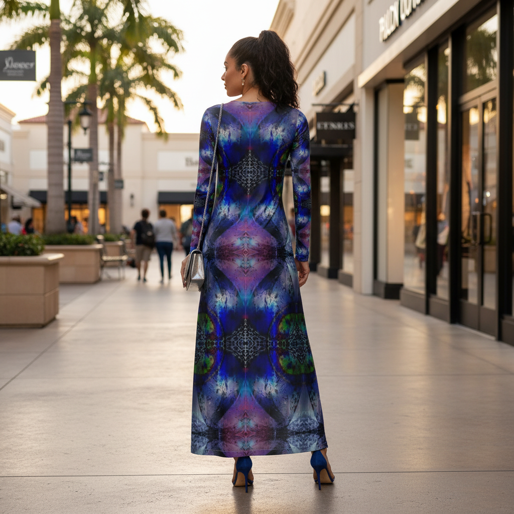 In the Beginning Above-the-Knee Ladies Cardigan Dress