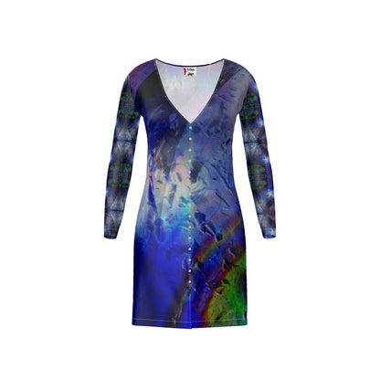 In the Beginning Above-the-Knee Ladies Cardigan Dress