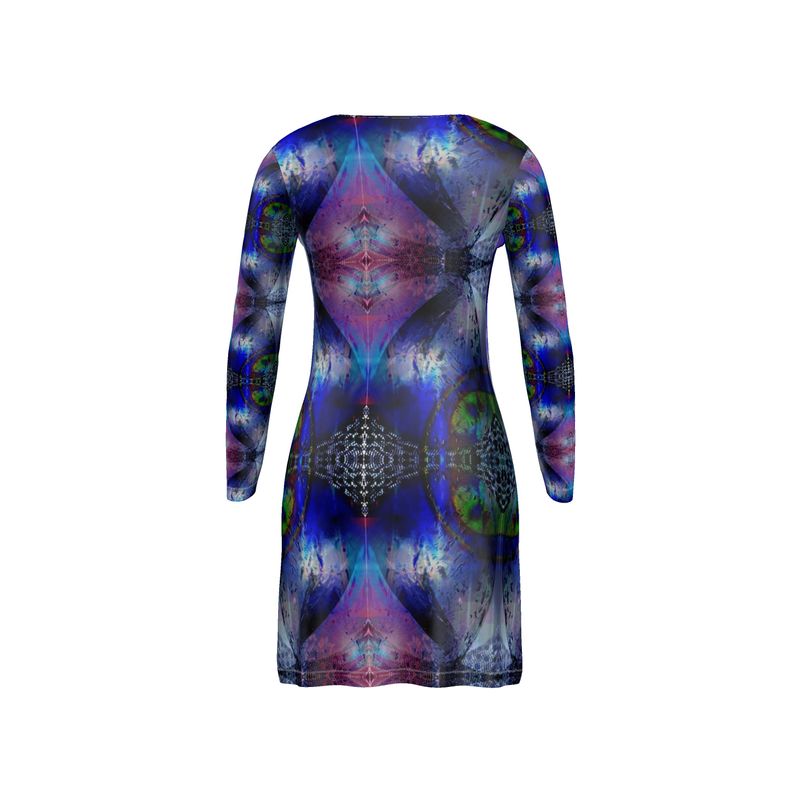In the Beginning Above-the-Knee Ladies Cardigan Dress