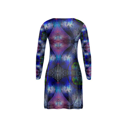In the Beginning Above-the-Knee Ladies Cardigan Dress