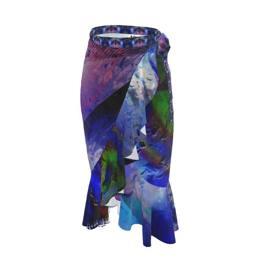 In the Beginning long Flounce Skirt