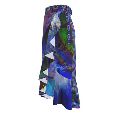 In the Beginning long Flounce Skirt