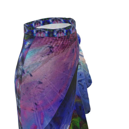 In the Beginning long Flounce Skirt