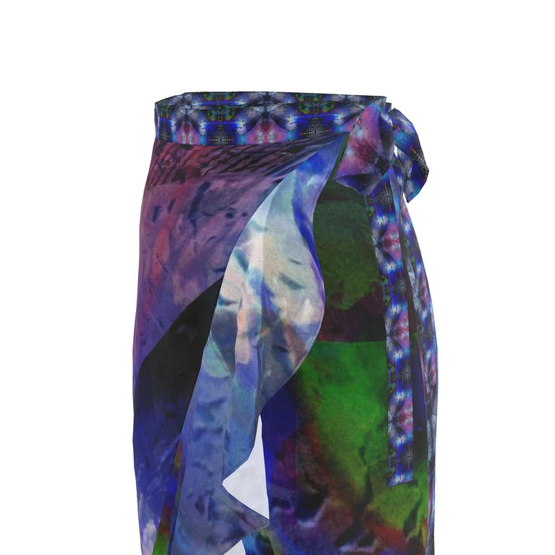 In the Beginning long Flounce Skirt