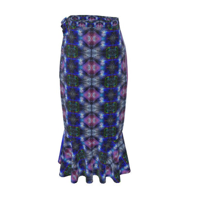 In the Beginning long Flounce Skirt