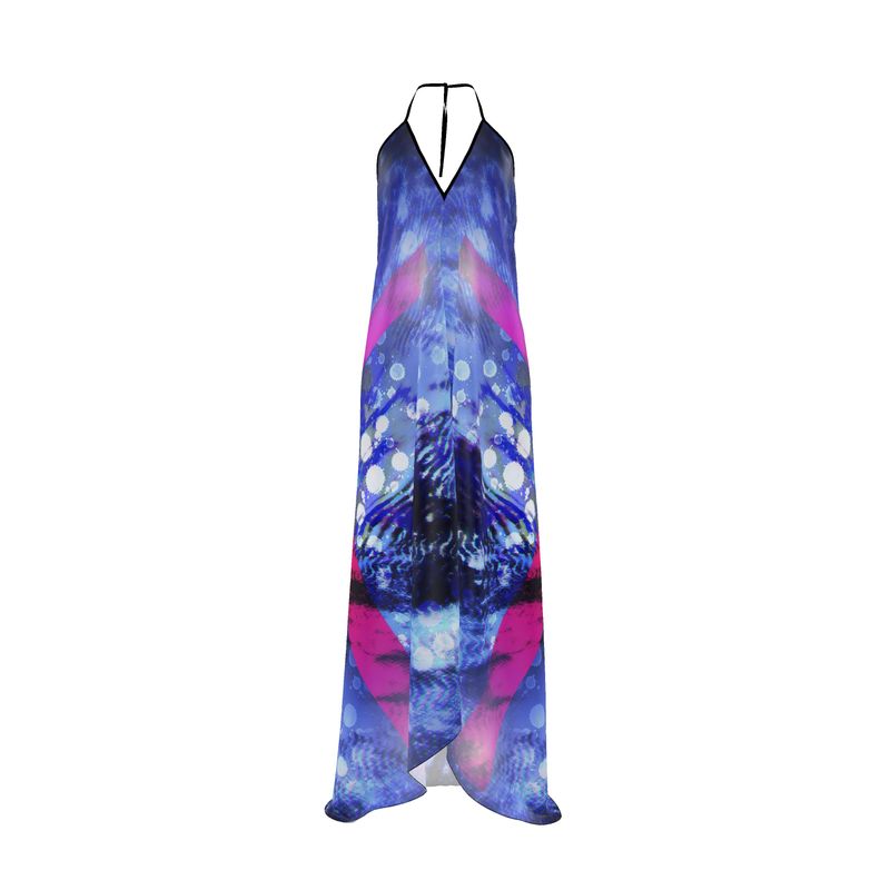 Intersect 1 Halterneck backless dress
