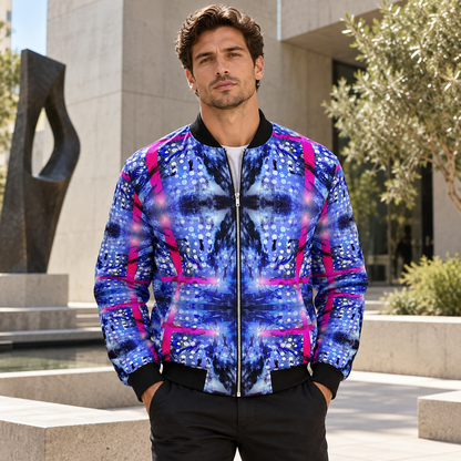 Intersect 1 men’s bomber jacket front fashion view