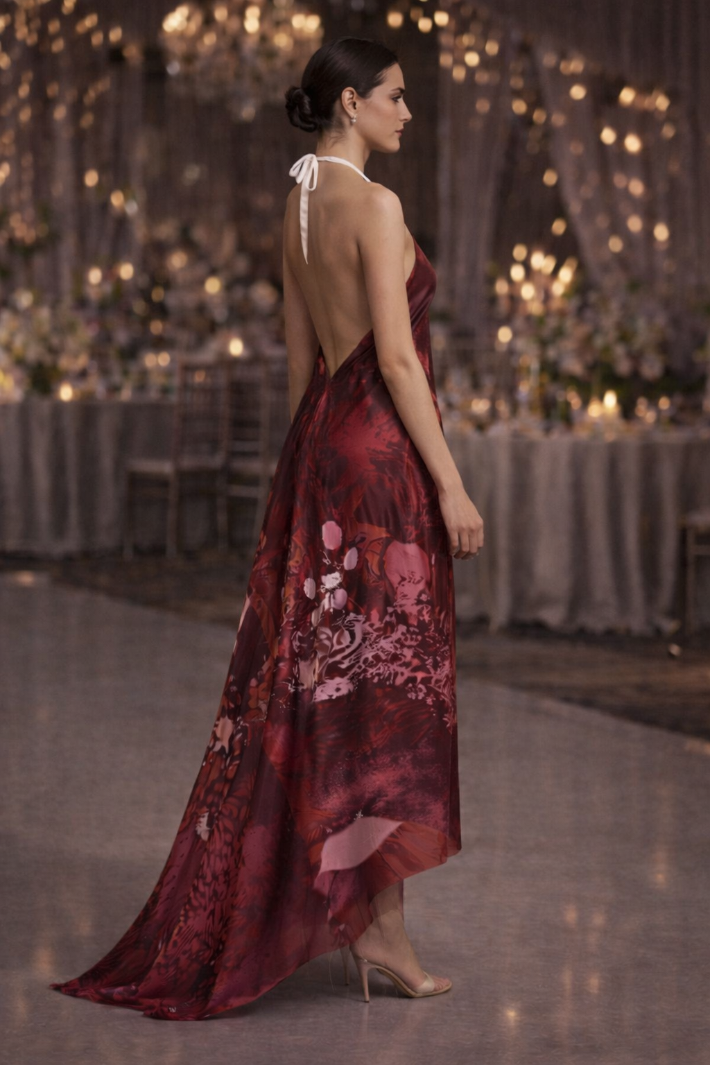 Intersect 2 Halterneck backless dress