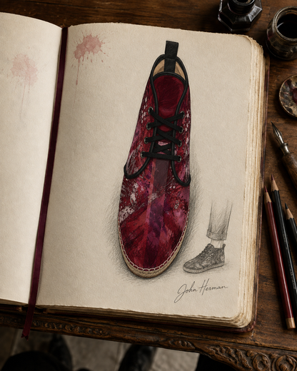 Intersect 2 Hi Top Espadrilles — Handbook single-left-top sketch