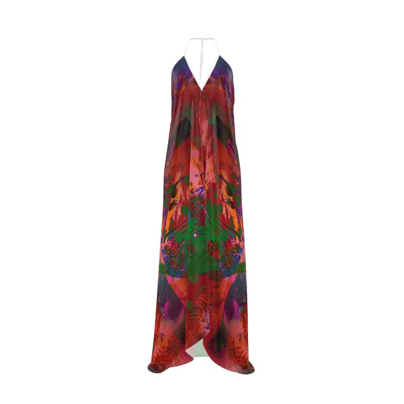 Intersect 3 Halterneck backless dress