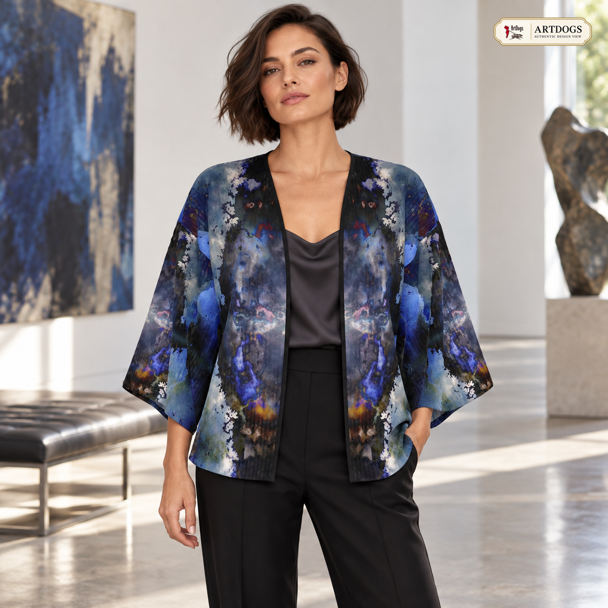 Into The Light Kimono Jacket — A01 Authentic Design View