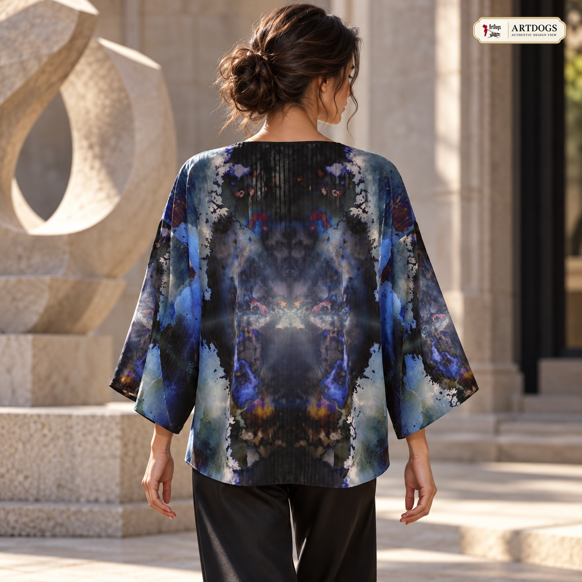 Into The Light Kimono Jacket — A02 Authentic Design View