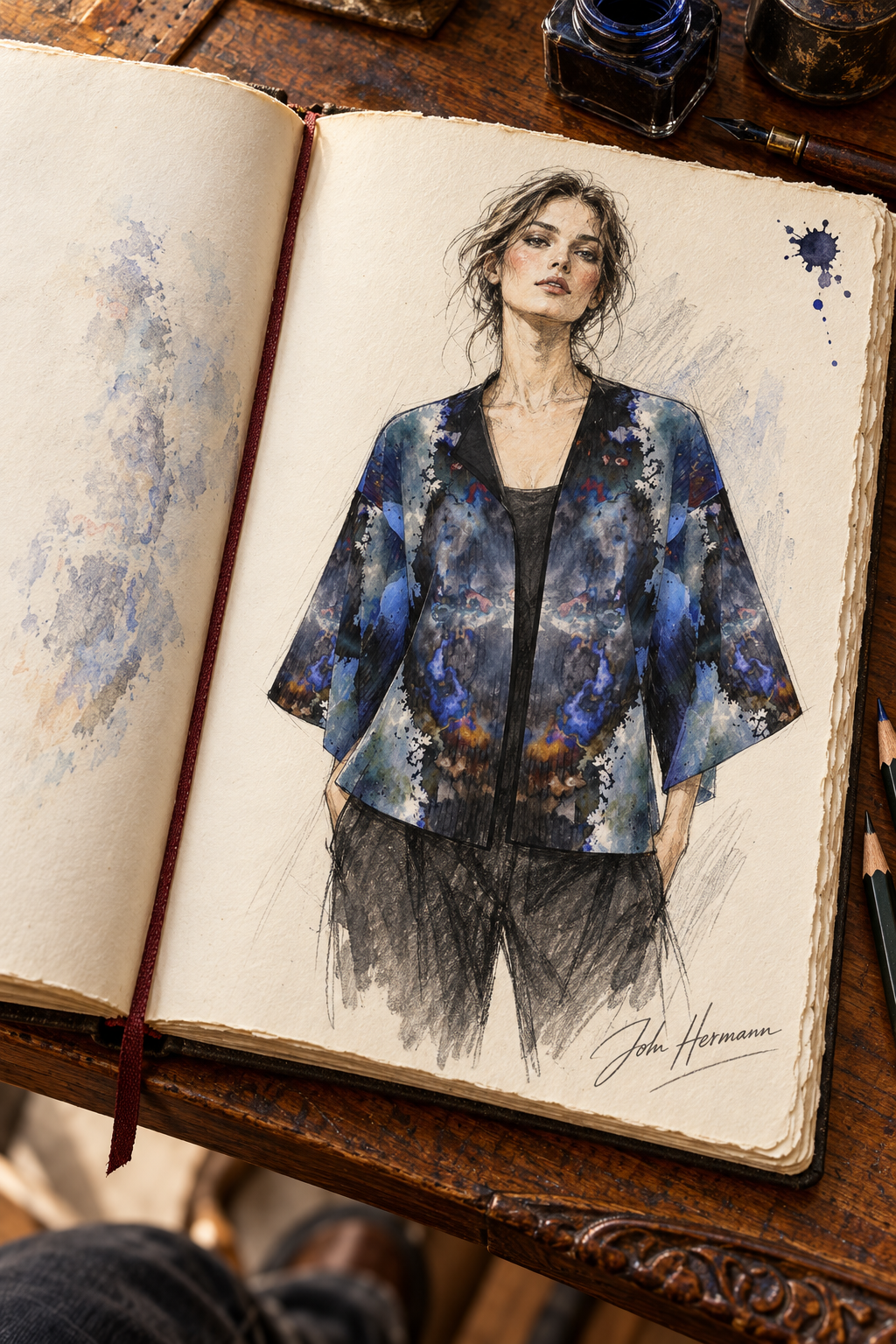 Into The Light Kimono Jacket — H01 Handbook