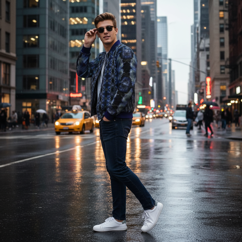 Into The Light 3 Men's Bomber Jacket
