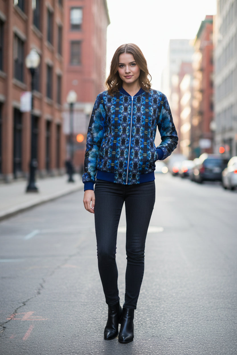 Into the Light Ladies Bomber Jacket