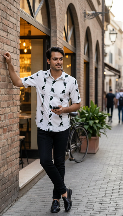 Jezebel's Tongue Mens Short Sleeve Shirt