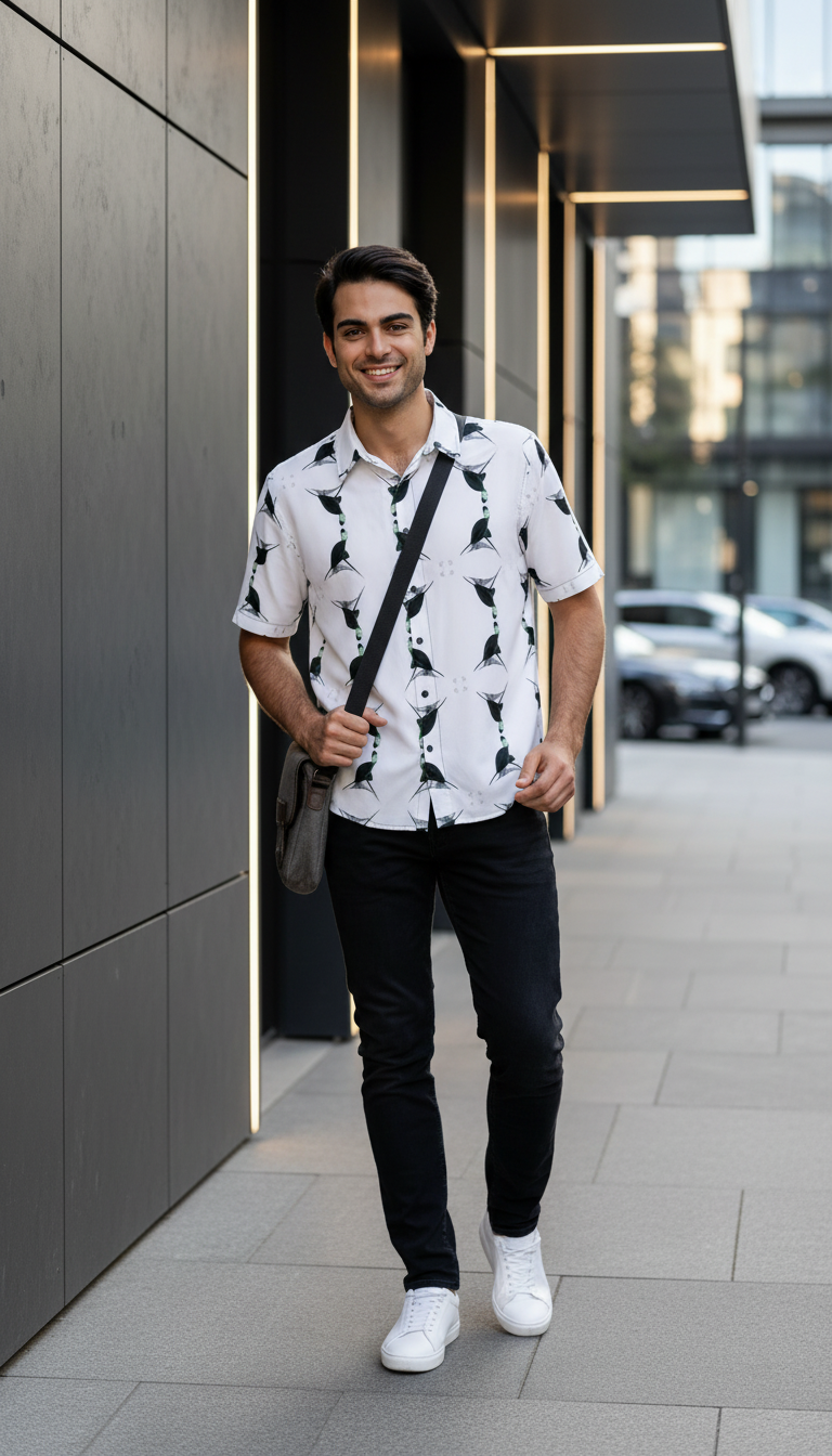 Jezebel's Tongue Mens Short Sleeve Shirt