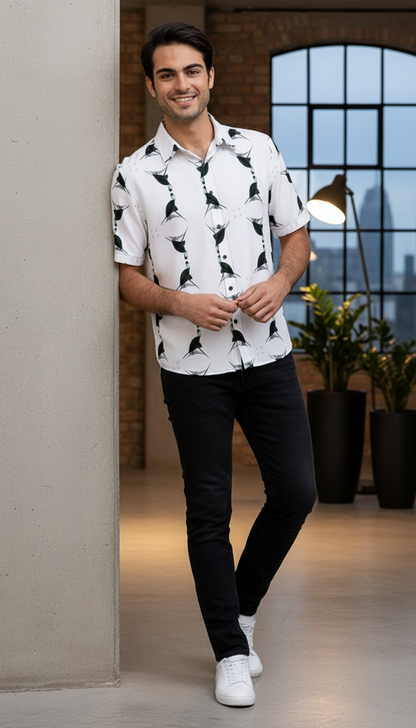 Jezebel's Tongue Mens Short Sleeve Shirt
