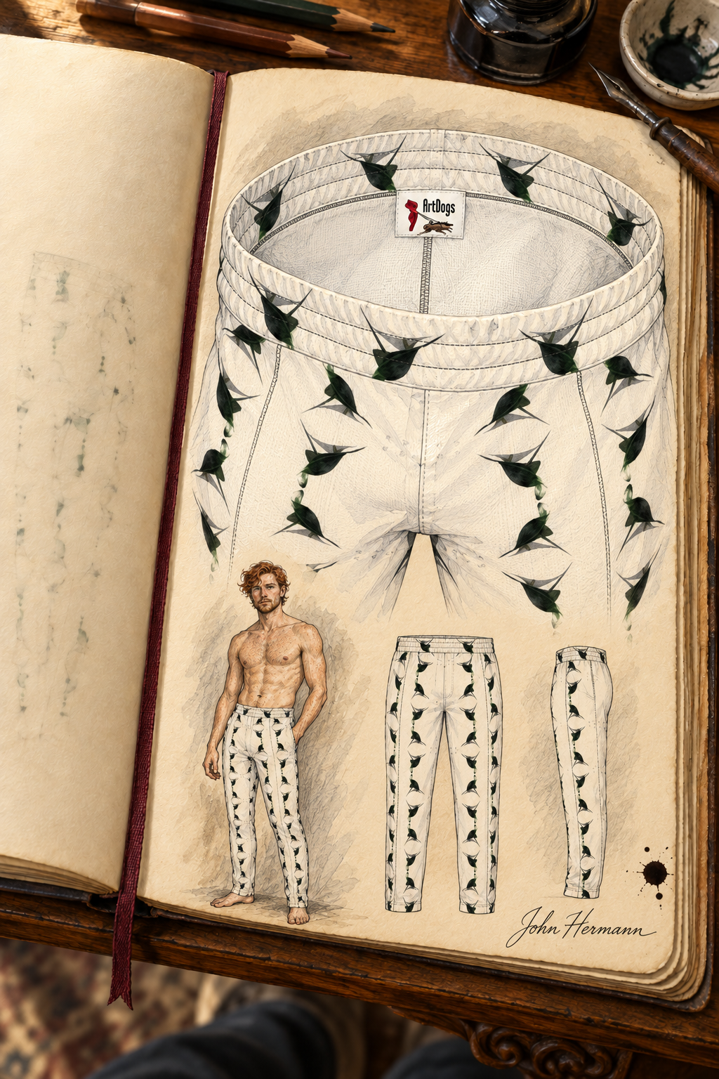 Jezebel’s Tongue Men’s Tracksuit Trousers — Designer Handbook — waistband construction
