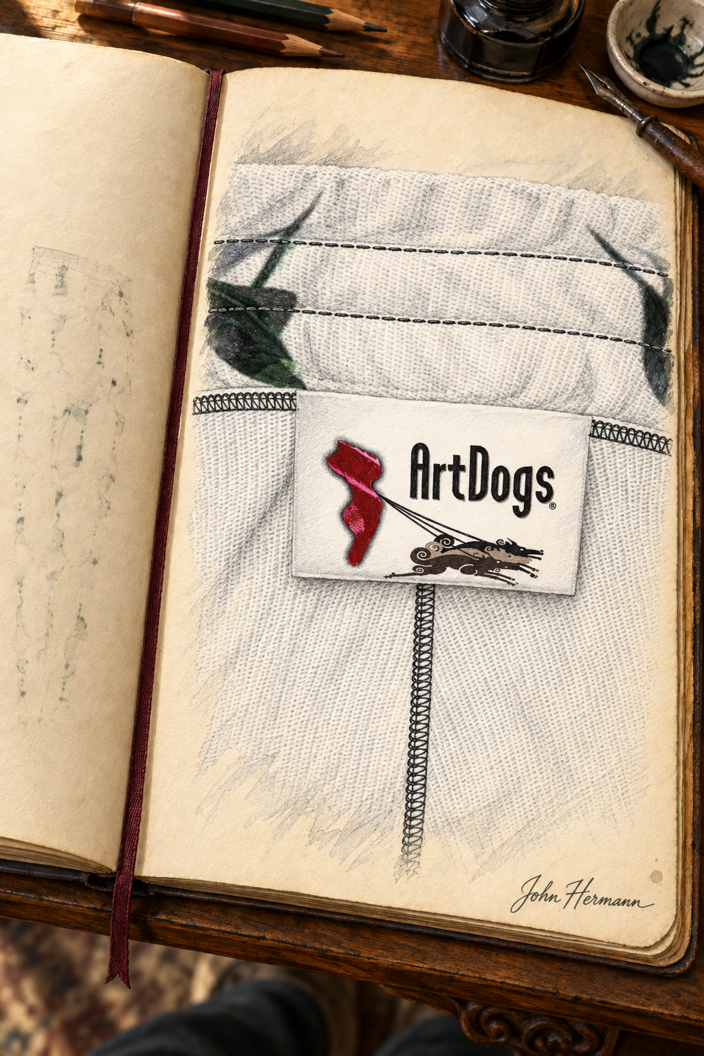 Jezebel’s Tongue Men’s Tracksuit Trousers — Designer Handbook — interior label