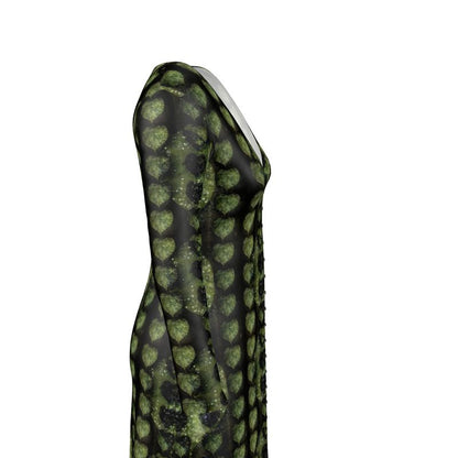 Leaves Ladies Cardigan Mini dress
