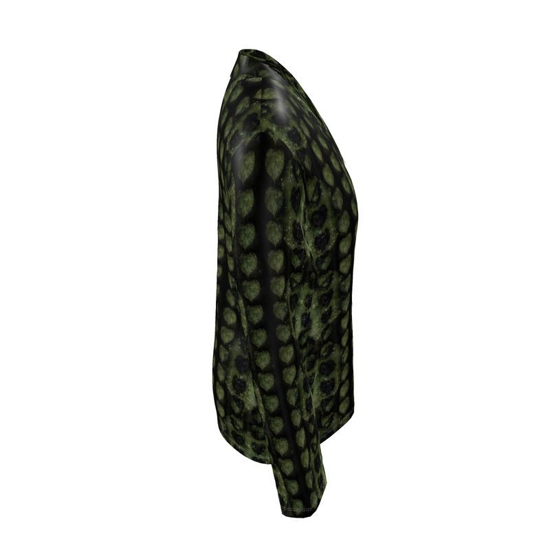 Leaves Wrap Blazer