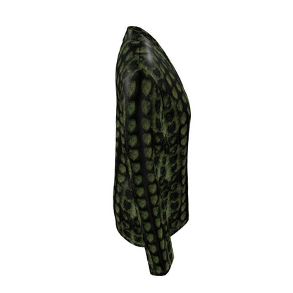 Leaves Wrap Blazer