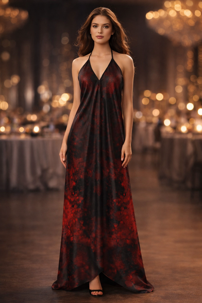 Love's Passion Halterneck backless dress