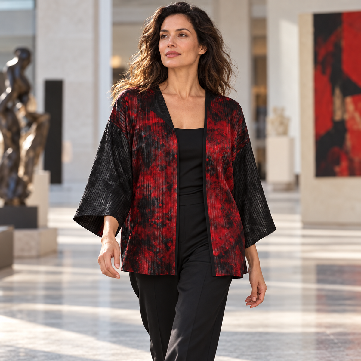 Love's Passion Kimono Jacket — F02 fashion photograph
