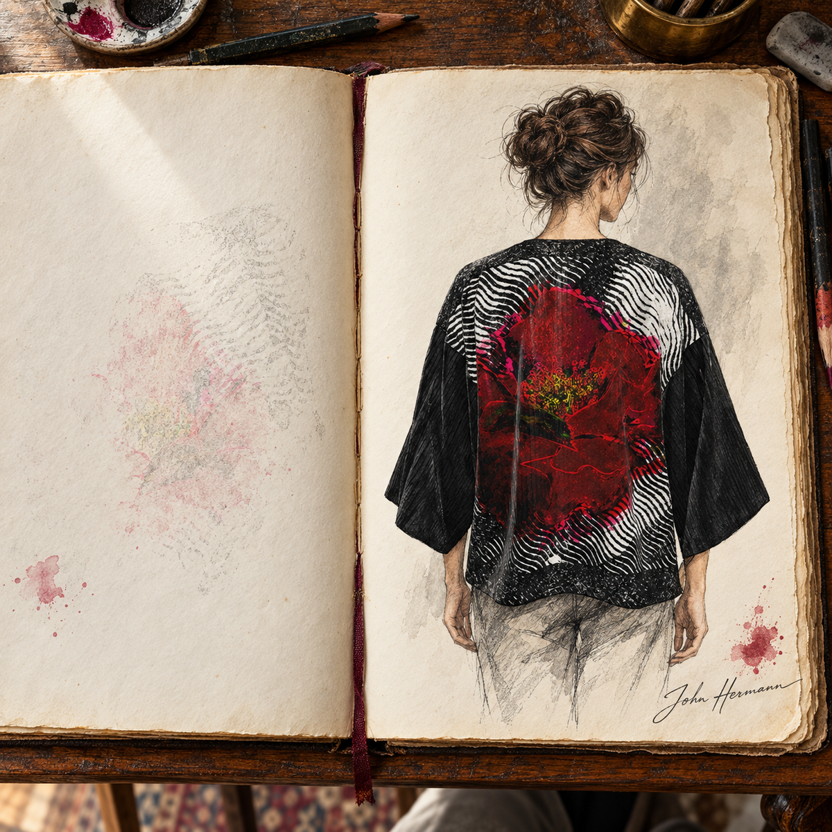 Love's Passion Kimono Jacket — H02 Handbook