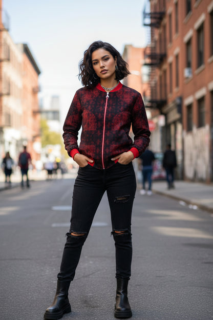 Love's Passion Ladies Bomber Jacket