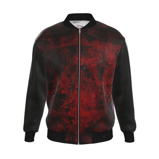 Love's Passion Men's Reversible Silk Bomber Jacket
