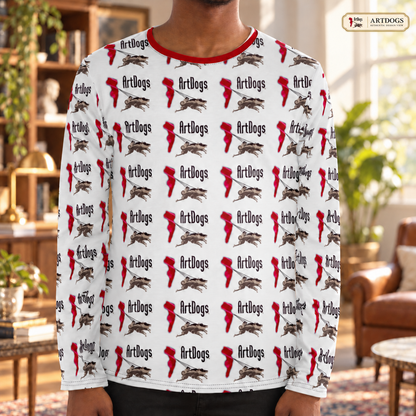 ArtDog's Men's Night Set — Authentic Design View of the long-sleeved top front, matched to the official manufacturer reference.