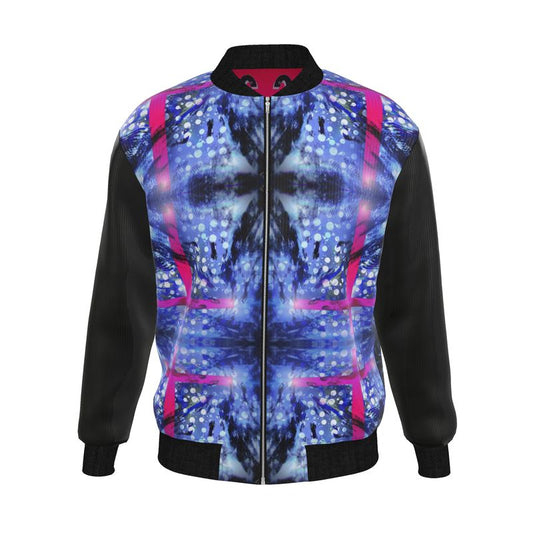 Men's Reversible Silk Bomber Jacket