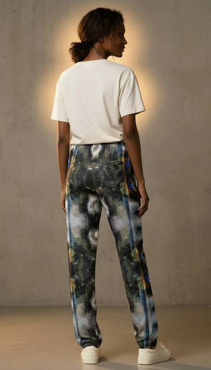 Peacock Feathers Women's Trousers