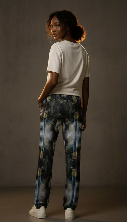 Peacock Feathers Women's Trousers