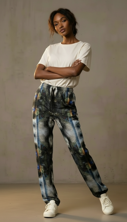Peacock Feathers Women's Trousers