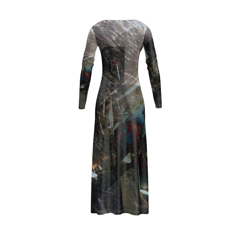 Peacock Ladies Cardigan MIdi dress
