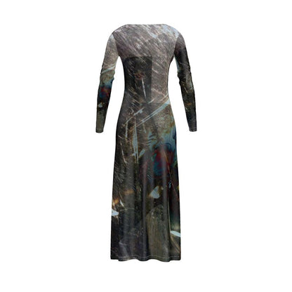Peacock Ladies Cardigan MIdi dress